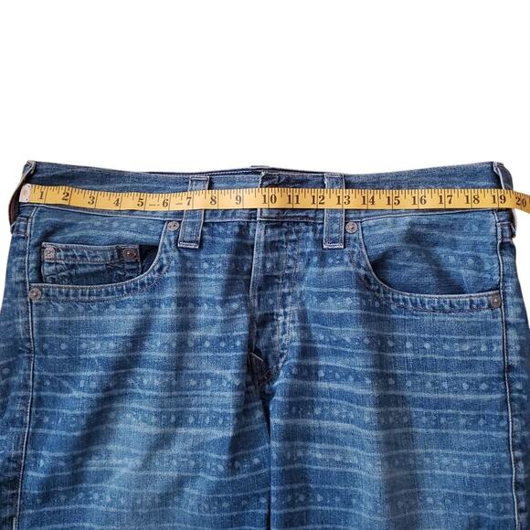 Rare Vintage Y2K True Religion Geno Cut-Off Jean Shorts Jorts 36 Made in USA - Picture 7 of 14